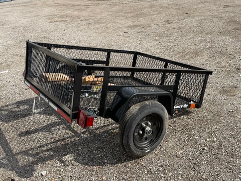 Carry-On 4ft x 5ft High Mesh Side Utility Trailer — No Title, Bill of Sale Only — photo 4