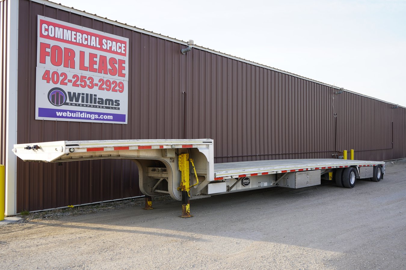 2015 MAC 48FT DROPDECK FLATBED TRAILER