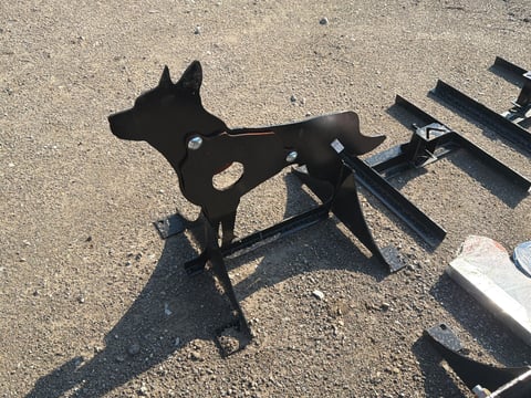 Kit Containers 3/8" AR500 Steel Coyote Shooting Target — photo 4