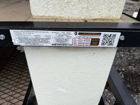 Qty of (5) 2027 Carry-On Trailers Z5X8GW2K — photo 9