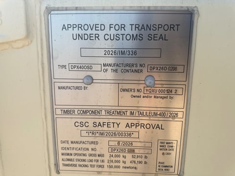 DPX400SD 40ft Shipping Container with (2) Side Doors and End Door (One Trip) — photo 5