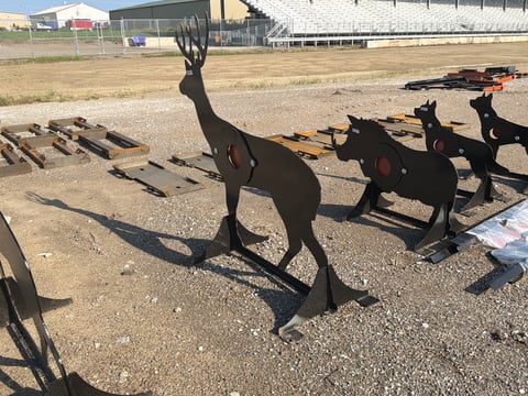 Kit Containers 3/8" AR500 Steel Deer Shooting Target — photo 3