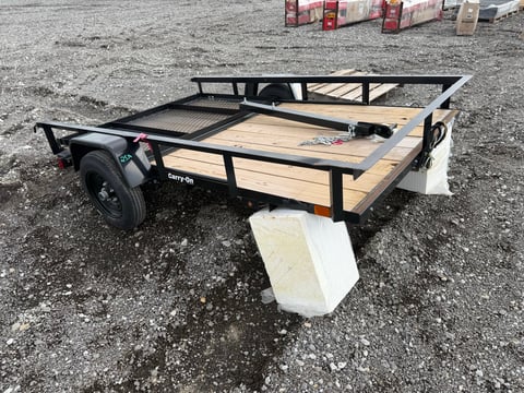 Carry-On 5ft x 8ft Wood Floor Utility Trailer — photo 3
