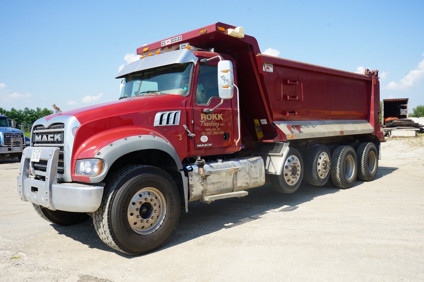 2018 MACK GRANITE GU713 QUAD/A DUMP TRUCK