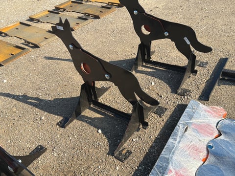 Kit Containers 3/8" AR500 Steel Coyote Shooting Target — photo 3