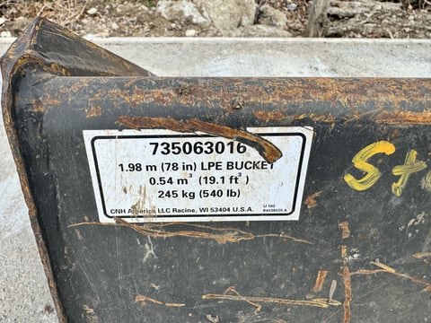 78" Skid Steer Bucket — photo 6