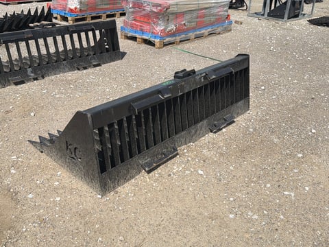 Kit Containers 72" Skid Steer Fine Skeleton Bucket High Side — photo 4