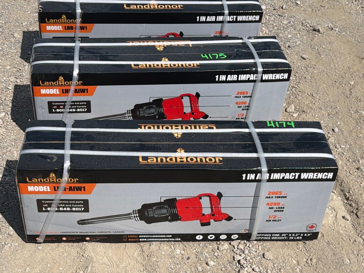 2025 LandHonor LHR-AIW1 1in Air Impact Wrench (Unused)