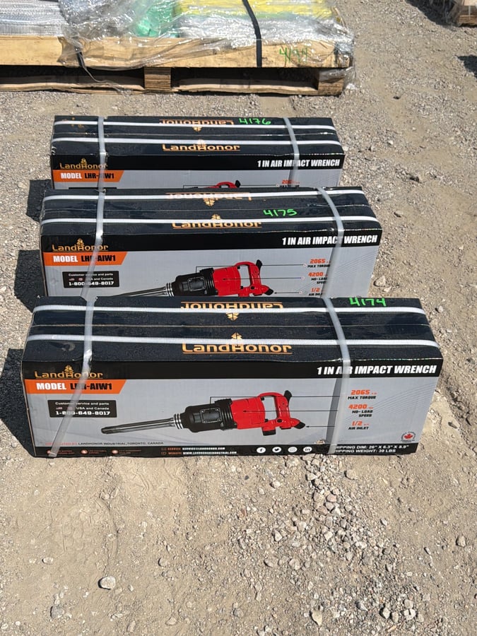 2025 LandHonor LHR-AIW1 1in Air Impact Wrench (Unused)