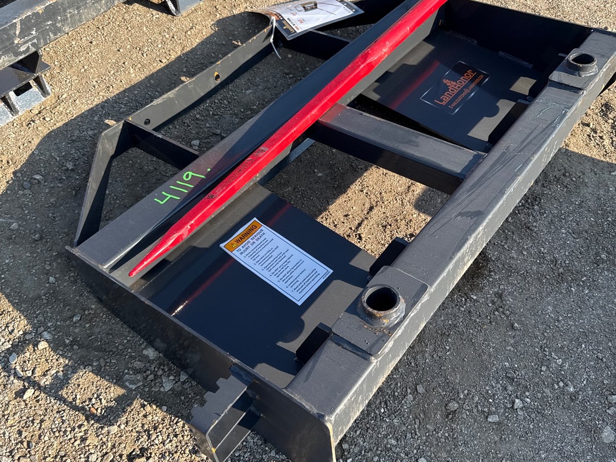 2025 LandHonor BS-12-2500G Skid Steer Bale Spear (Unused)