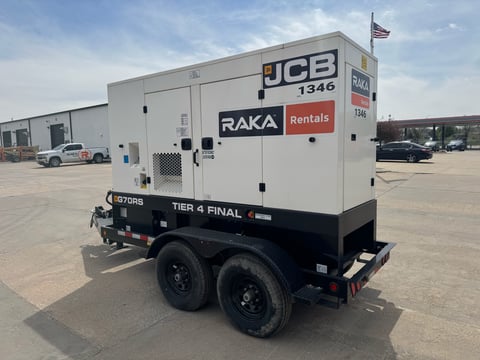2022 JCB G70RST4F 70 KVA Diesel Towable Generator — photo 6