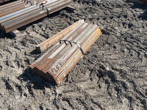(58) 3in x 2in Steel Angle Iron, 49in Long — photo 2