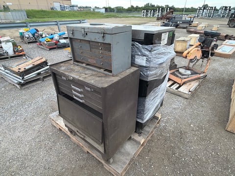 Pallet of Truck Tool Box and Metal Tool Chests — photo 3