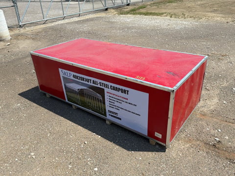 2026 SKLP SK-SC40 40X20X14 ft All-Steel Carport (Unused) — photo 1