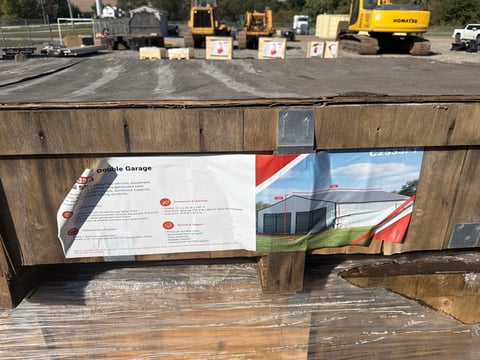 SDLANCH 25ft x 33ft Double Garage Metal Shed (Unused) — photo 6