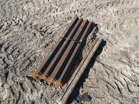 (58) 3in x 2in Steel Angle Iron, 49in Long — photo 4