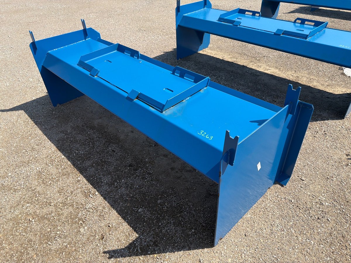 Kit Containers 8' Skid Steer Economy Pusher