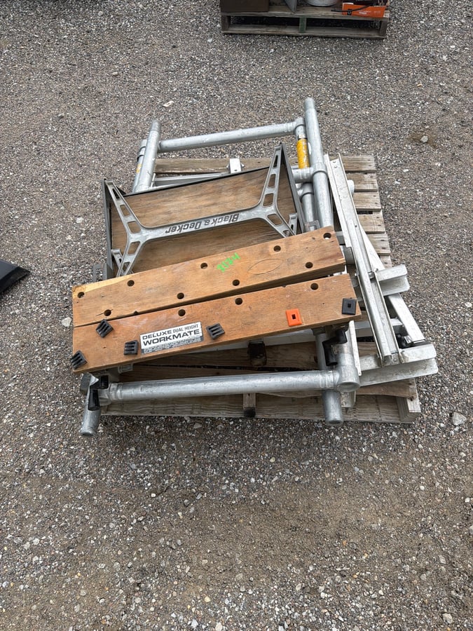 Black & Decker Workmate and Aluminum Pipe Staging