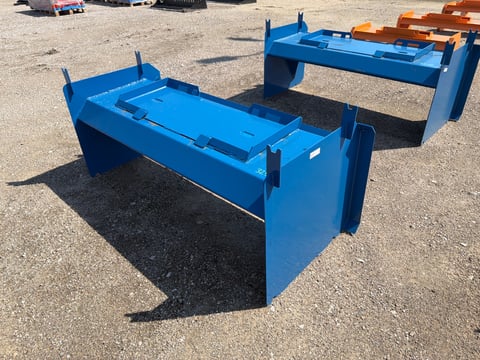 Kit Containers 6' Skid Steer Economy Pusher — photo 1