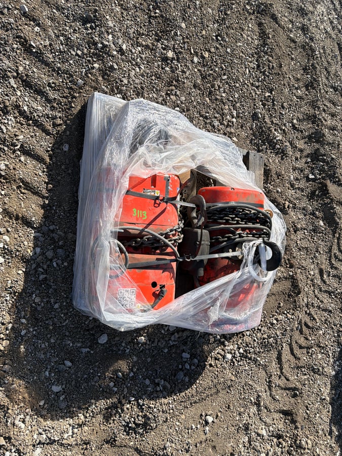 (2) CM Lodestar 2 Ton Electric Chain Hoists