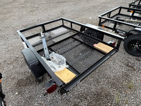 Carry-On 4ft x 6ft Mesh Floor Utility Trailer — No Title, Bill of Sale Only — photo 5