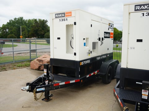 2022 JCB G70RST4F 70KVA Towable Diesel Generator — photo 1
