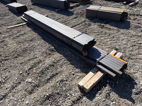 2 Bundles of Steel Square Tubing, Incl. (14) 2in x 2in 14 Ga, 170.5in Long — photo 3