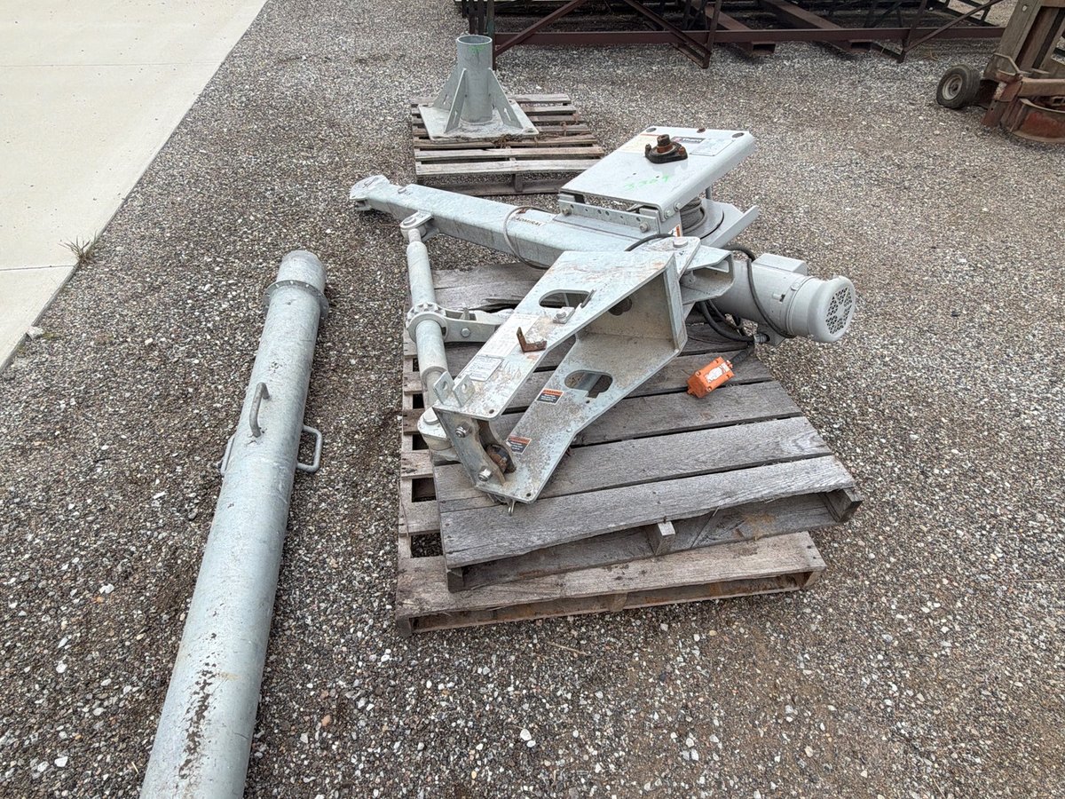 2021 Thern 5PT30J Davit Crane with Electric Winch, 3,000 lb