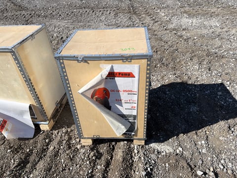 LandHonor LHR-DFP10 12V Diesel Fuel Transfer Pump with 49 ft Hose Reel (Unused) — photo 2