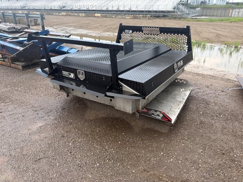 TruckSlide XT2000 Slide-Out Truck Bed with Headache Rack and Toolboxes — photo 1