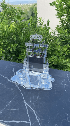 מעמד נרות "לעילוי נשמת" עם תמונה