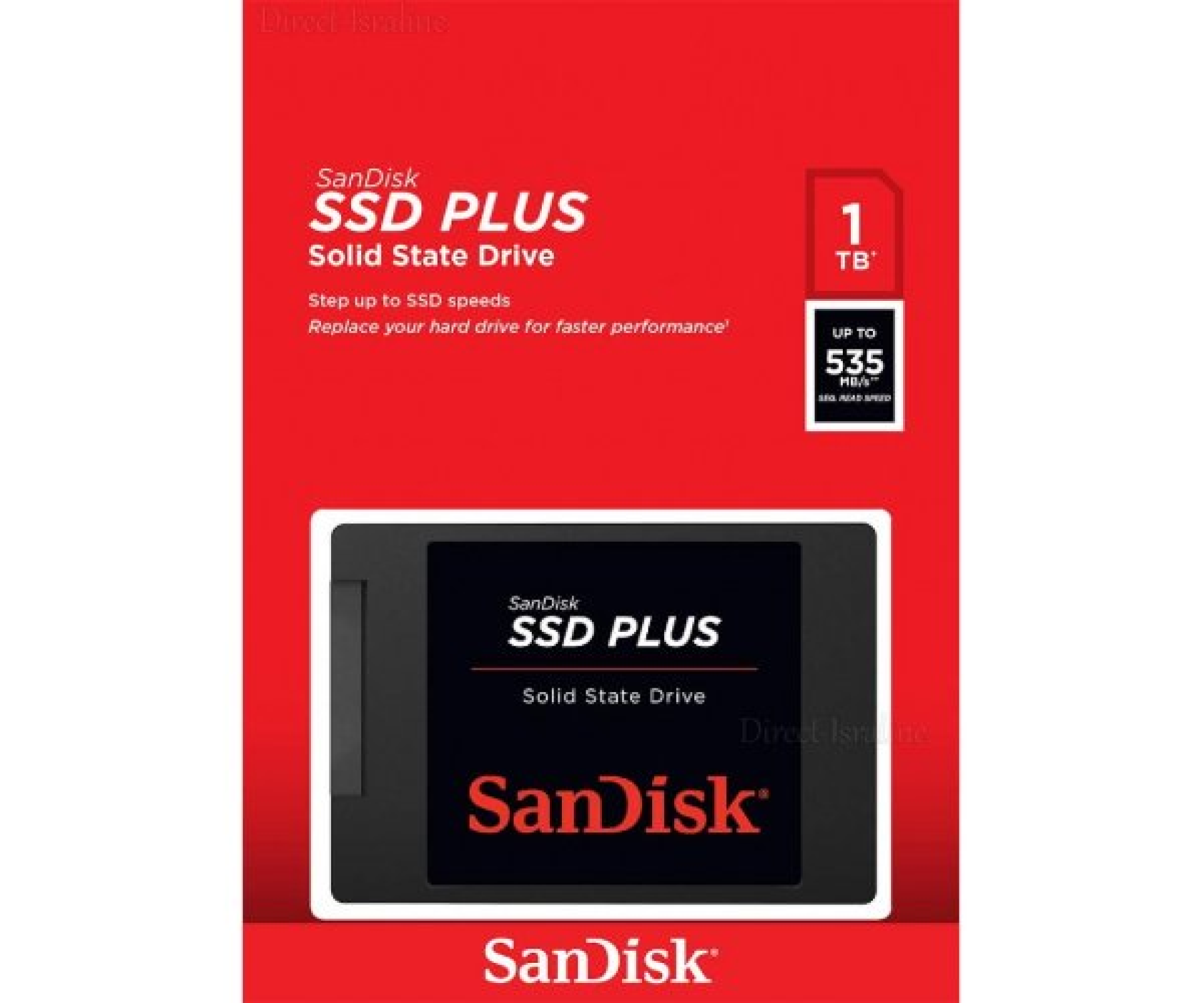 דיסק SanDisk SSD PLUS SATA III 1TB up to 535 MBps