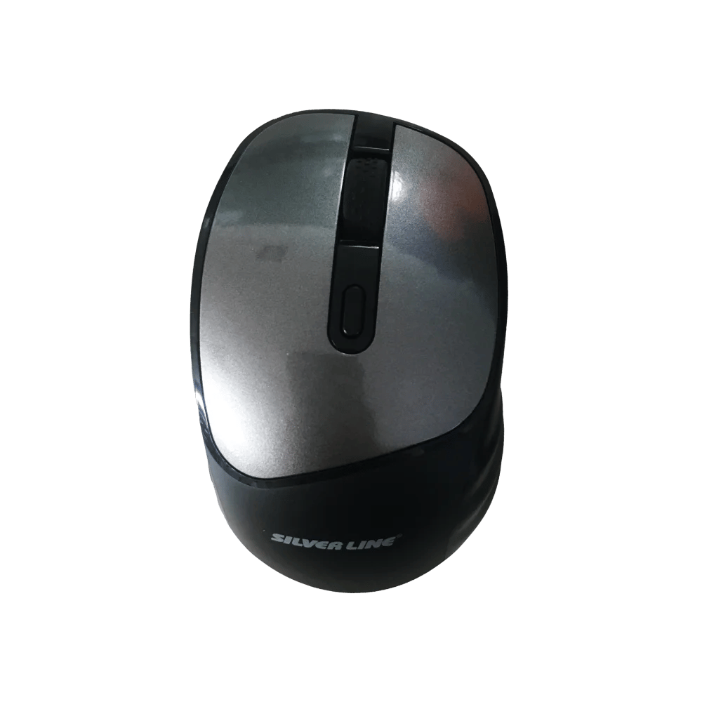עכבר דגם RF-068 בצבע אפור מבית silver line