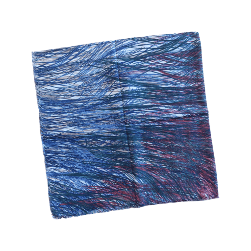 green/blue jungle scarf
