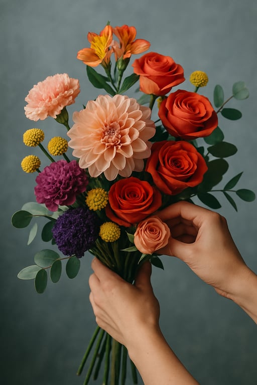 🌸 סוד הקסם של זר פרחים מושלם