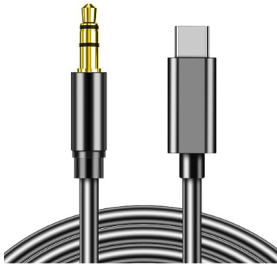 כבל הטענה TYPE C TO AUX 3.5MM שחור
