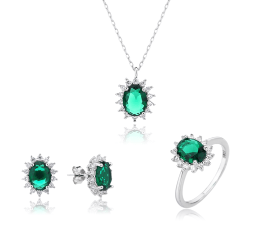 סט דיאנה ירוק