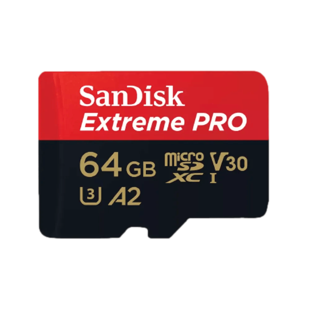 כרטיס זיכרון בנפח 64GB MICRO S.D EX 4K 200S מבית SANDISK