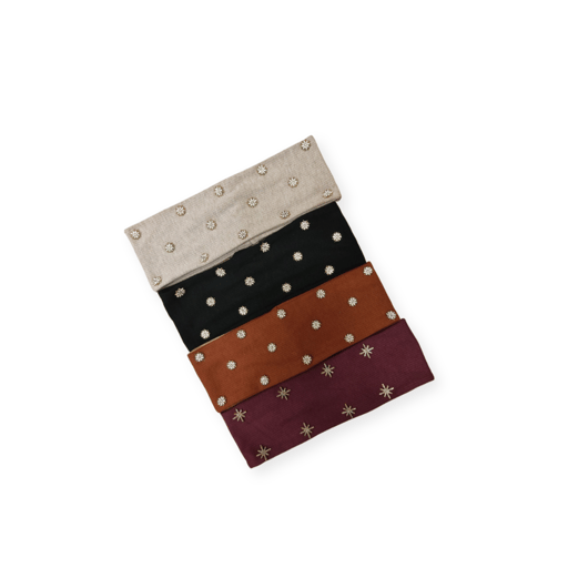embelished flat headband