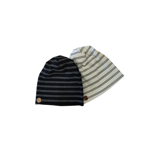 stripe beanie