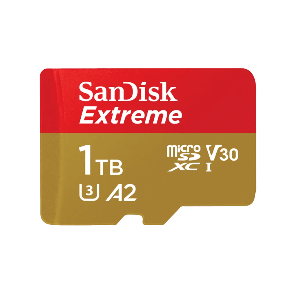 כרטיס זיכרון בנפח 1T S.D EX MICRO 4K 190S מבית SANDISK