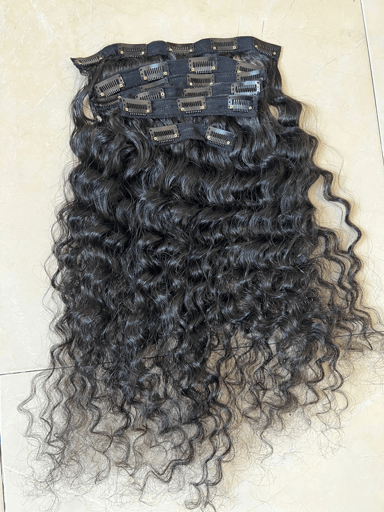 תוספות שיער בקליפסים תלתלים