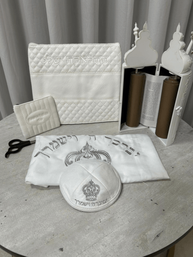 סט חלאקה פרימיום- לבן