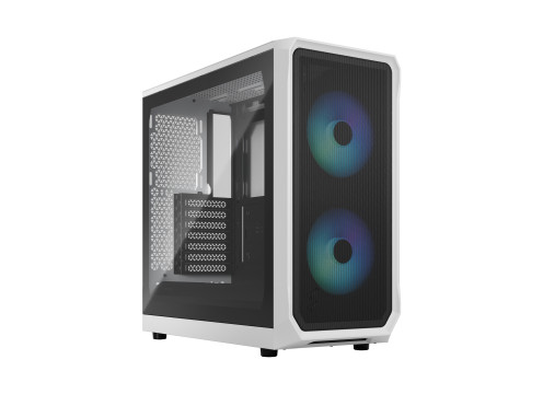 Fractal Design Focus 2 RGB White TG Clear Tint