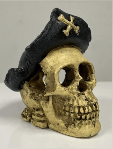 ‏דקורציה גולגולת 16/16 ס״מ