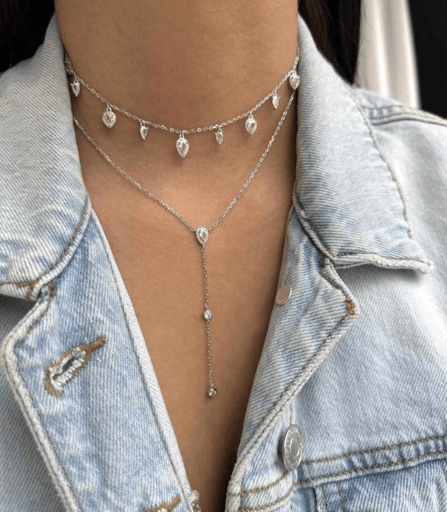 סט שרשראות טיפות