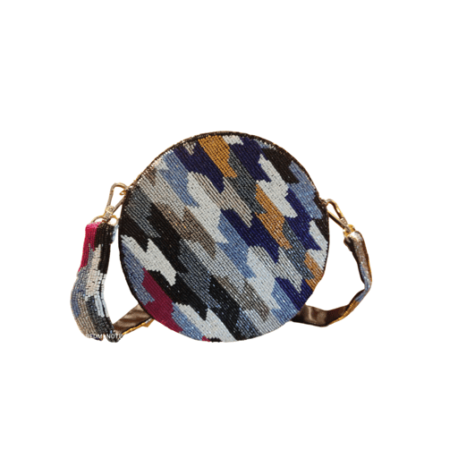 blue black zigzag