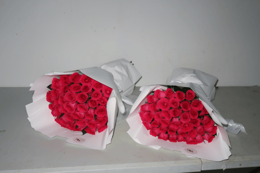 Fuchsia Rose Bouquet 40