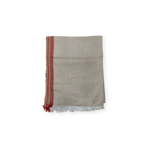 herringbone tan scarf