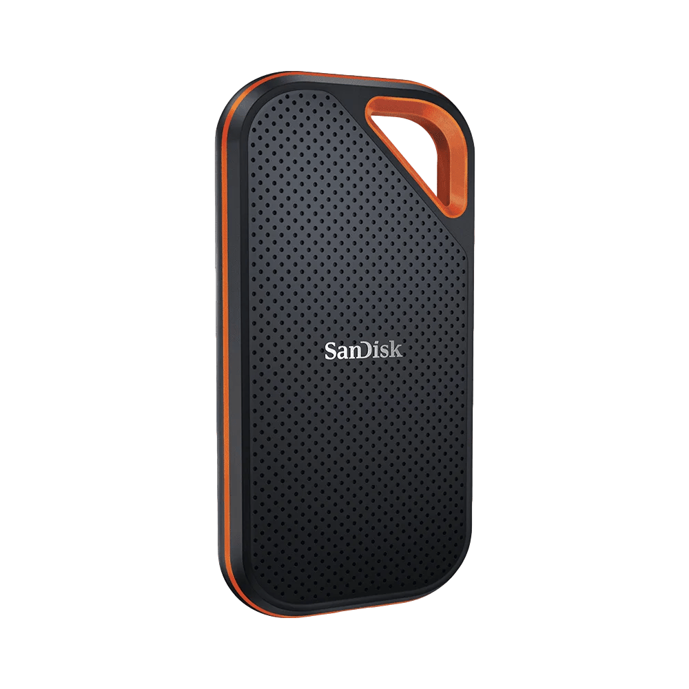 כונן חיצוני SanDisk Extreme Portable SSD 2TB בעל מהירות העברה של עד 1050MB/s